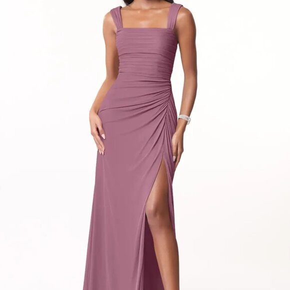 Azazie Jesaphine Dress vintage mauve A0 - Picture 1 of 4